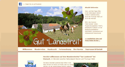 Desktop Screenshot of gut-landstreit.de